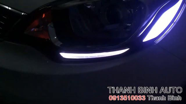 KIA RIO độ bi Xenon vòng enro led khối ThanhBinhAuto смотреть онлайн