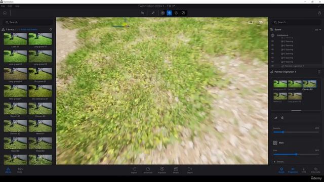 11 -Добавление растительности и листвы смотреть онлайн