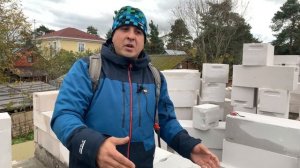 Уход за монолитным перекрытием после заливки. Кладка второго этажа. Строительство дома из газобетона