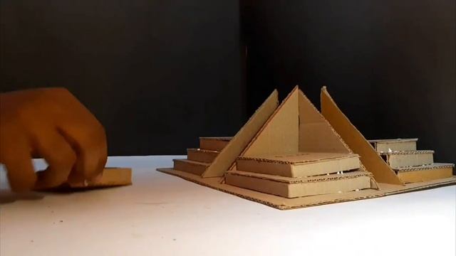 Cómo hacer con cartón el mejor templo maya( how to make the Mayan Temple with cardboard)-DIY Pyrami