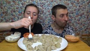 МУКБАНГ ВКУСНЫЕ ПЕЛЬМЕНИ | MUKBANG DELICIOUS DUMPLINGS #мукбанг #mukbang