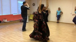 Полный экспромт в школе танцев "Экспромт". Евгений Берлин и импровизация. 1-ые минуты 1-ой встречи.