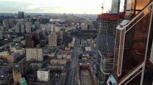 Москва Сити. Вид с 38 этажа 20 секунд на центр города