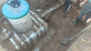 Демонтаж септика ТАНК для установки автономной канализации БИО СТОК