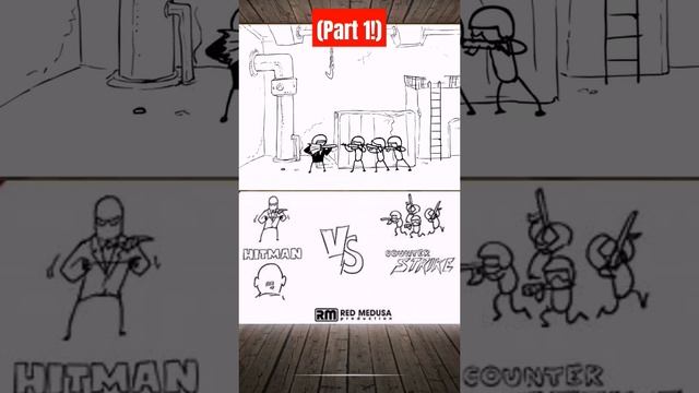 Hitman Vs Counter Strike😂 Animation! #animation #hitman #counterstrike #yukazi4ik смотреть онлайн