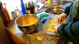 Turkey Lasagna and Garlic Bread Quick and Easy very tasty Recipe