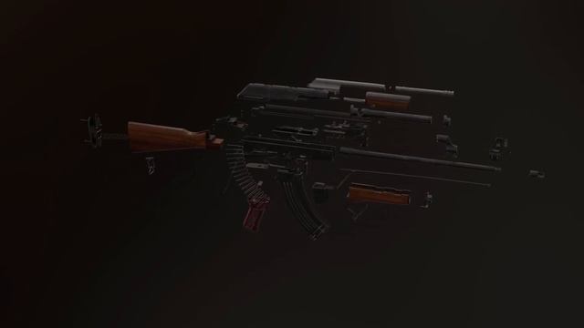 akm - Kalashnikov rifle Ultimate pack - 3d model - Mutasim al mahrous смотреть онлайн