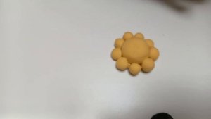 осьминог из воздушного пластилина