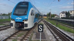 Вид машинистов поезда на словенскую железную дорогу Зидани-Мост - Добова в разрешении 4K 60fps UHD