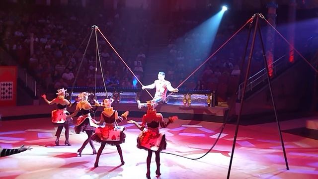 "ФЕЕРИЯ" АКРОБАТ НА КАНАТЕ, ШОУ "ПЕСЧАНАЯ СКАЗКА" ГИИ ЭРАДЗЕ, САРАТОВСКИЙ ЦИРК