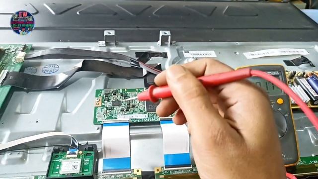 TCL 43 inch LED TV display panel repair | ST4251D01-3-XR-1 | 43" LED display no picture fault repai