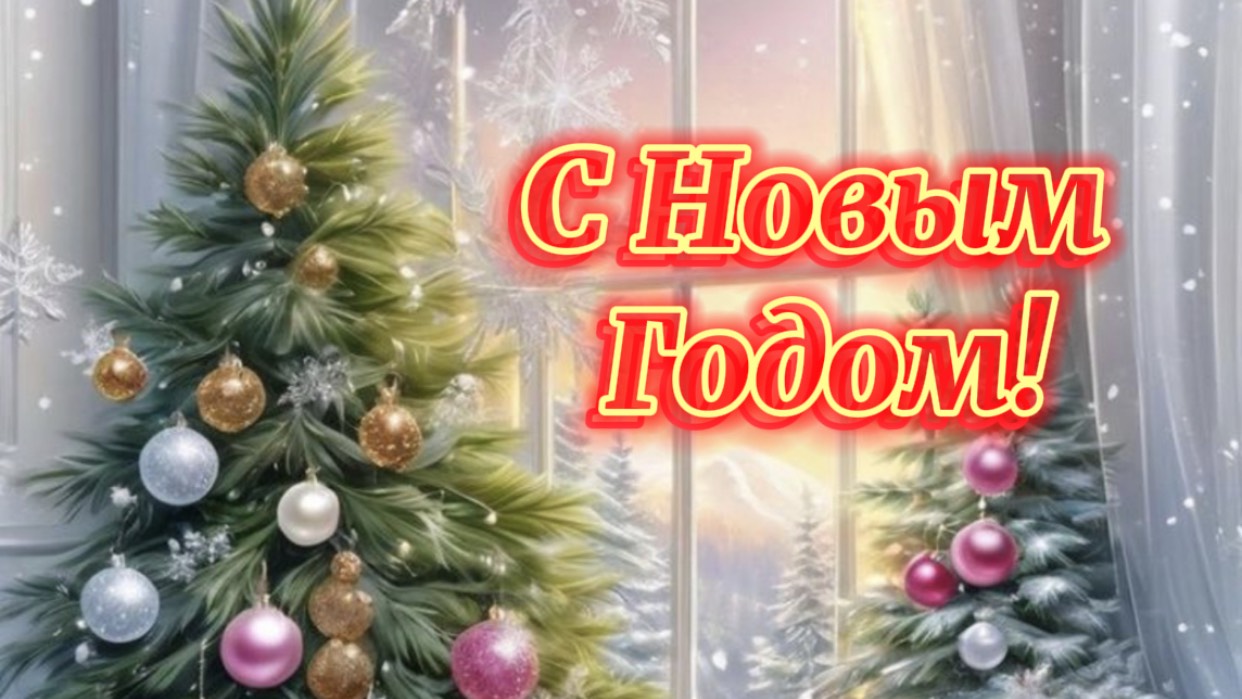 Счастливого Нового Года! Поздравляю С Новым Годом и Рождеством!