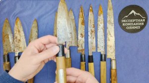 Распаковка посылки с кованными Японскими кухонными ножами
