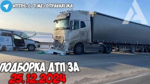 ДТП и авария! Подборка на видеорегистратор за 25.12.24 Декабрь 2024