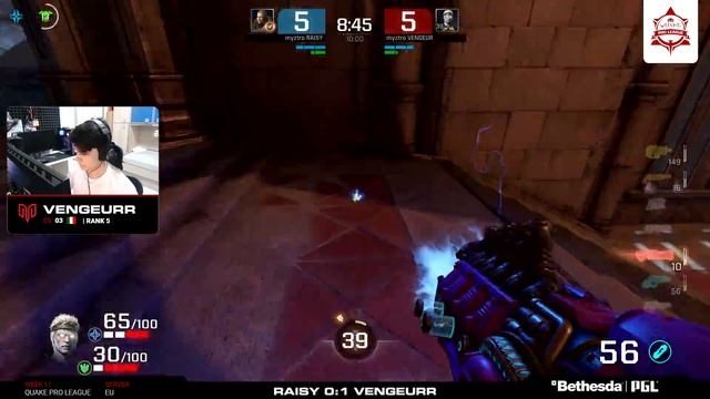 RAISY vs vengeurR - Quake Pro League - Week 11