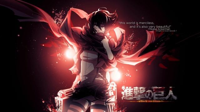 Shingeki no Kyojin 進撃の巨人 OP / Opening - "Guren no Yumiya" - Linked Horizon