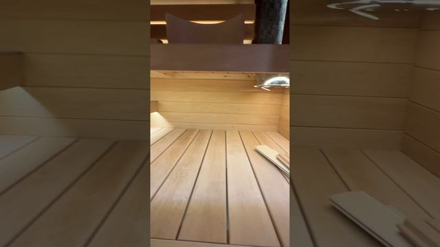 Парящие полки в парной как это?
