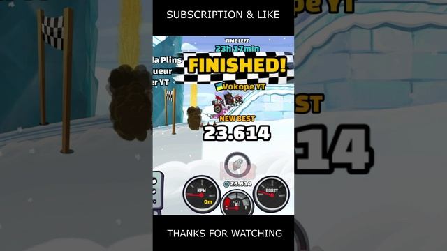 🎧 NEW Community Showcase 🎧 (Frozen Kingdom) - Hill Climb Racing 2 #shorts #hcr2