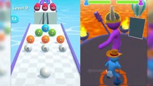 Giant Rush -♀️-♂️ vs --- Ball Run 2048 ALL LEVELS - NEW MAX LEVEL Android iOS Mobile Gameplay