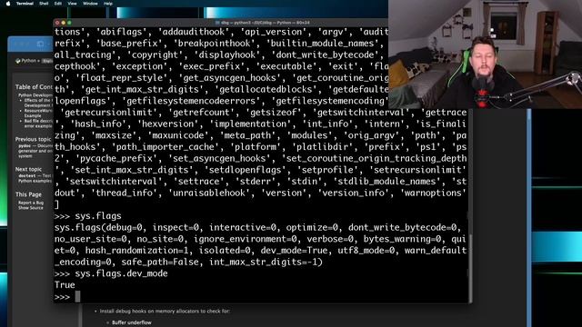 Python - DEBUG MODE