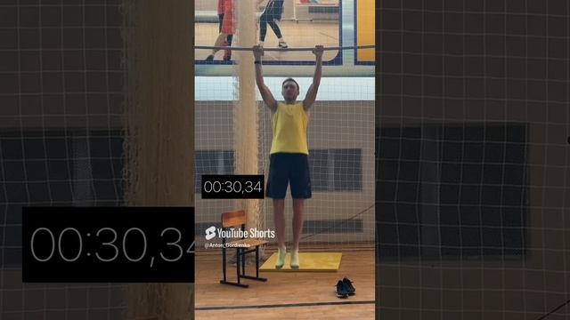 Подтягивания за минуту #спорт #motivation #pullups