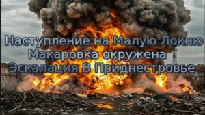 Новости СВО Сегодня-Наступление на Малую Локню. Макаровка окружена. Эскалация В Приднестровье