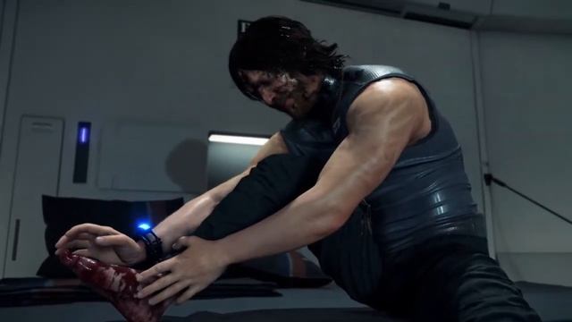 Death Stranding PS4 - Sam pulls off a toe nail. смотреть онлайн