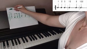 Фортепиано с нуля взрослым. 4 урок / Ноты Пилоты. Марина Белянина (Бондарь)