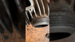 Запил цилиндра ИЖ. Выпускные окна.