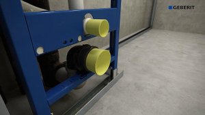 Монтаж инсталляции Geberit Duofix Sigma 12 Plattenbau