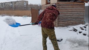 Борьба со снегом.Обзор покупок.Пена со всех щелей.