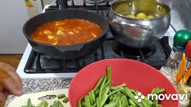 Зеленая Стручковая Фасоль с Молодым Картофелем Вкусный и Полезный Ужин!