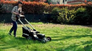Аккумуляторная газонокосилка Worx WG749E
