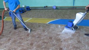 Чистка ковров роторной машиной XINBA H6503