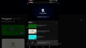 Peugeot logo effects extended part 2