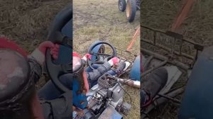 Самодельный мини трактор вместо санок