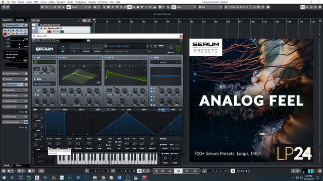 Analog Sounds in Serum (LP24 "Analog Feel" Preset Previews)