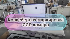 Лазерная маркировка на конвейере
