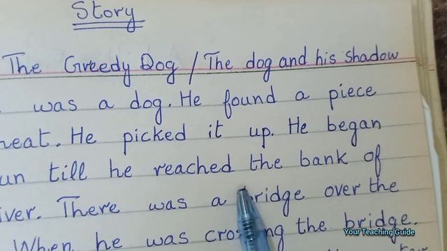 The Greedy Dog Story | The Dog And His Shadow Story In English | Short Stories | Moral Stories смотреть онлайн