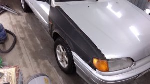 2115 полная покраска кузова  (часть 1).