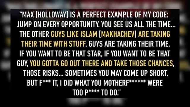 Islam Makhachev breaks his silence on Max Holloway recent comment