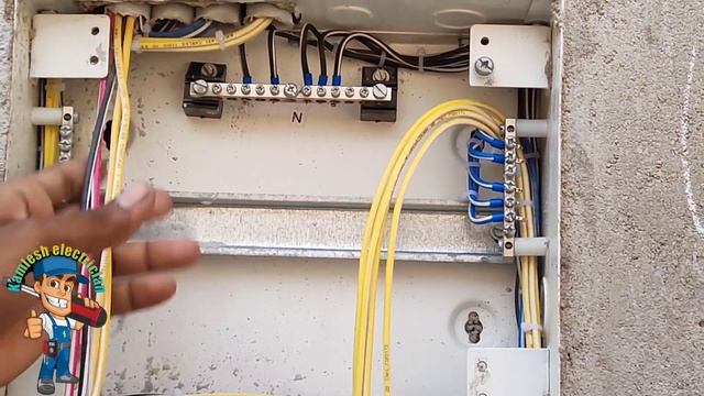 Government wiring with UPS connection db box || inverter connection in mcb box || line UPS wiring