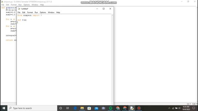 Fisika Komputasi - 06. Integral Numerik berbasis Metode Simpson 1/3 menggunakan Python 3
