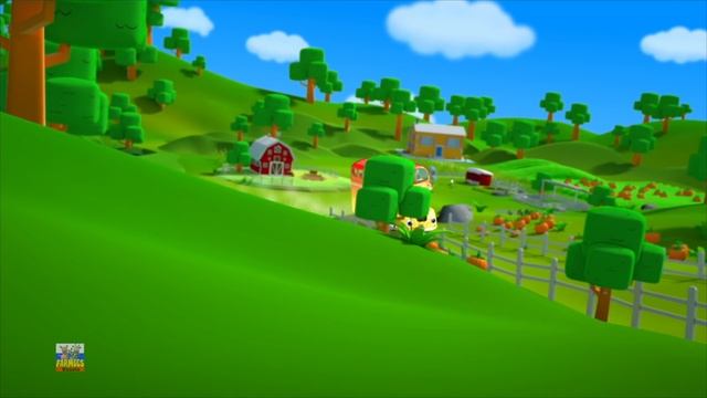 Farmees Russia - Колеса на автобусе | автобусная песня | рифмы в России | Wheels On The Bus смотреть онлайн