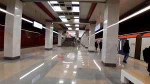 станция Новомосковская (экс-Коммунарка) - Сокольническая линия - Метро Москва