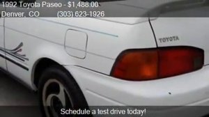 1992 Toyota Paseo Base 2dr Coupe for sale in Denver, CO 8020