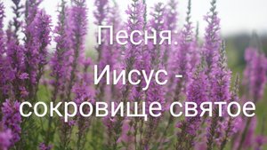 Иисус - сокровище святое