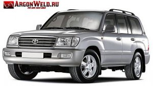 Замена катализатора на пламегаситель Land Cruiser 100 2uz-fe