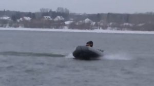 Река-340 один шкипер и вдвоем с пассажиром