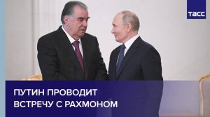 Путин проводит встречу с Рахмоном